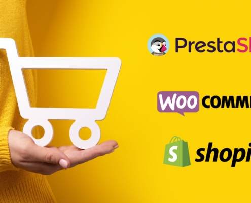 prestashop, woocommerce y shopify. Comparativa