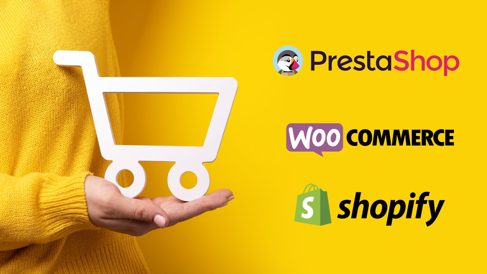 prestashop, woocommerce y shopify. Comparativa