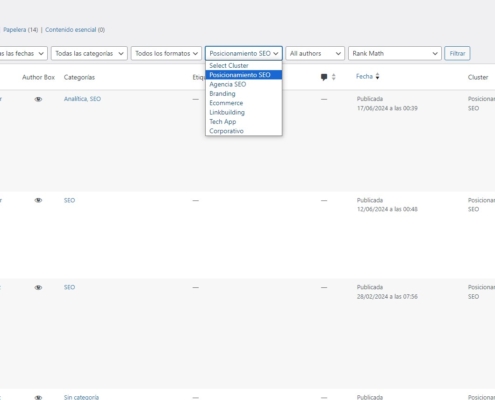 plugin wordpress cluster seo