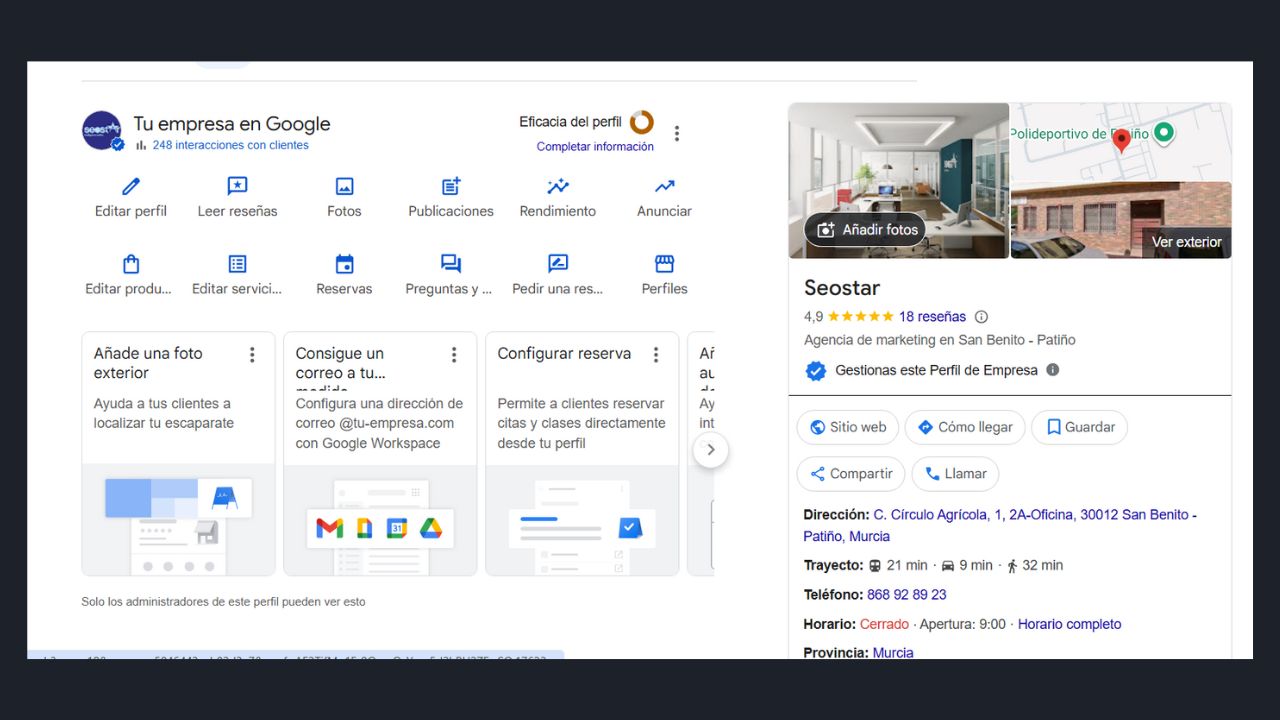 Perfil de Business Profile